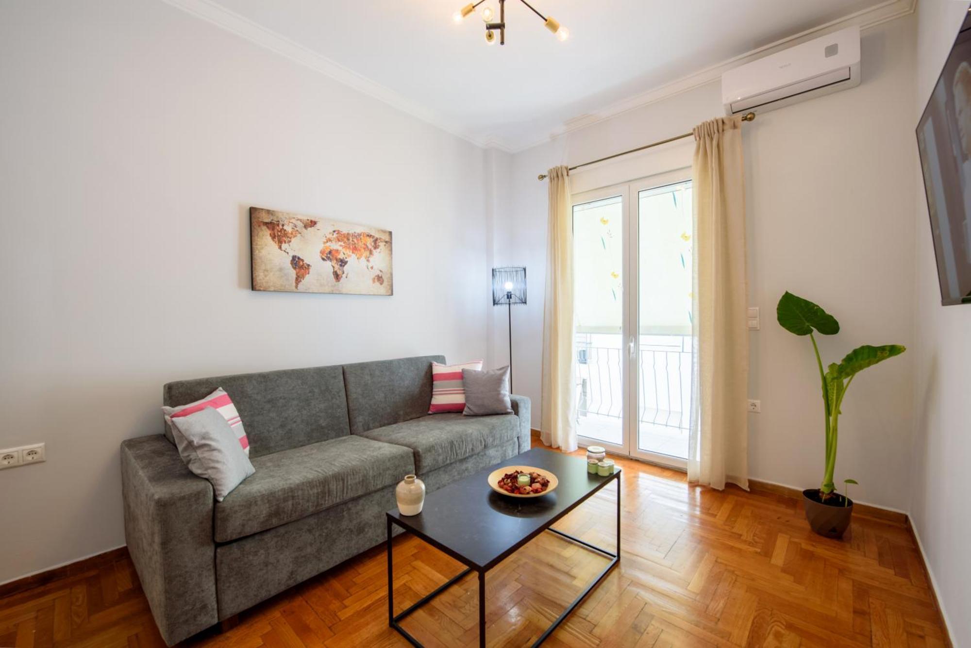 Spacious And Modern One Bedroom Apartment Афіни Екстер'єр фото